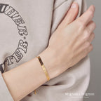 Engraved Bracelets for Women, Custom Name Bracelet with Coordinates, Gifts