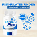 (5 Pack) Nerve Flow - Official NerveFlow Advanced Nerve Support Pills, Nerve Flow Supplement Capsules, NerveFlow Natural Pills Maximum Strength Multivitamin Advanced Formula, 300 Capsules For 5 Months