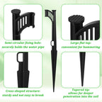 30 Pcs 12.8" Irrigation Drip Support Stakes 1/4 Inch Drip Irrigation Stakes for 1/4 Inch Drip Irrigation Tubing Hose Holder Drip Irrigation Support Stakes for Gardens Irrigation Supplies