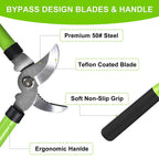 YIAD DRAGON HORSE 2Pcs Garden Shears Set, High Carbon Steel Pruning Loppers