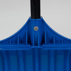 EarthWay Polar Tech 90026 Snow Shovel for Driveway - 26 Inch Blue Shovel with High Impact ABS Resin, Galvanized Metal Edge, Long Fiberglass Handle, Ergonomic D Handle, Quick Assembly