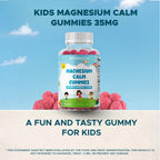 Vitamatic Kids Magnesium Calm Gummies - 60 Vegan Count - Great Tasting - Promote Healthy, Muscle, Bone, & Energy Support (Pack of 2)