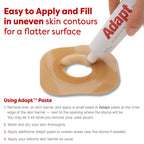 Hollister 79300 Adapt Skin Barrer Paste, 2.1 oz Tube – Ostomy Paste, Ostomy Supplies, Prevent Ostomy Leakage, Stoma Paste