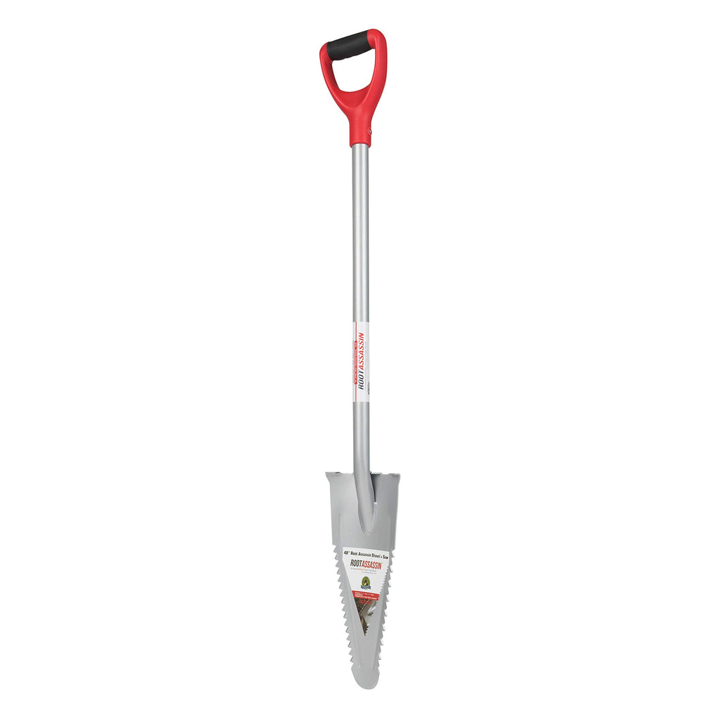 ROOT ASSASSIN 48" Garden Shovel/Saw, Carbon Steel