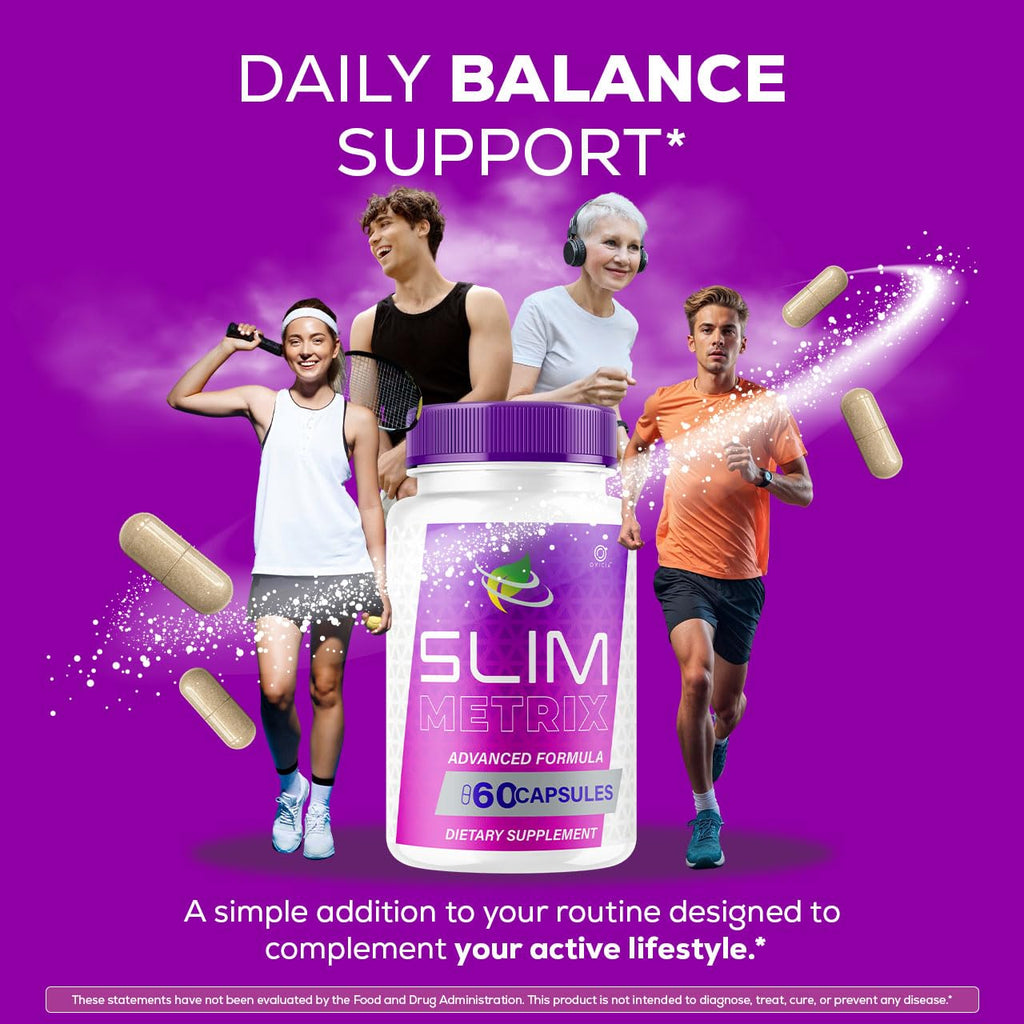 (5 Pack) Slim Metrix Pills - Official Slim Metrix Advanced Formula with All Natural Ingredients, SlimMetrix Advanced Capsules for Wellness & Overall Health Support, 300 Capsules for 5 Months