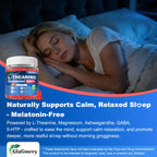 GlaGmrry 90 Count | L Theanine Gummies, L Theanine Supplement for Adults & Kids, w/Ashwagandha, Magnesium, GABA & 5-HTP, Sugar Free Liposomal Formula for Calm Relax zzZ M♡♡d & Focus, Vegan
