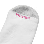 Hanes Womens Value Pack, Ankle Soft Moisture-wicking Socks, Available In 10 And 14-packs, White - 14 Pack, 8-12 US
