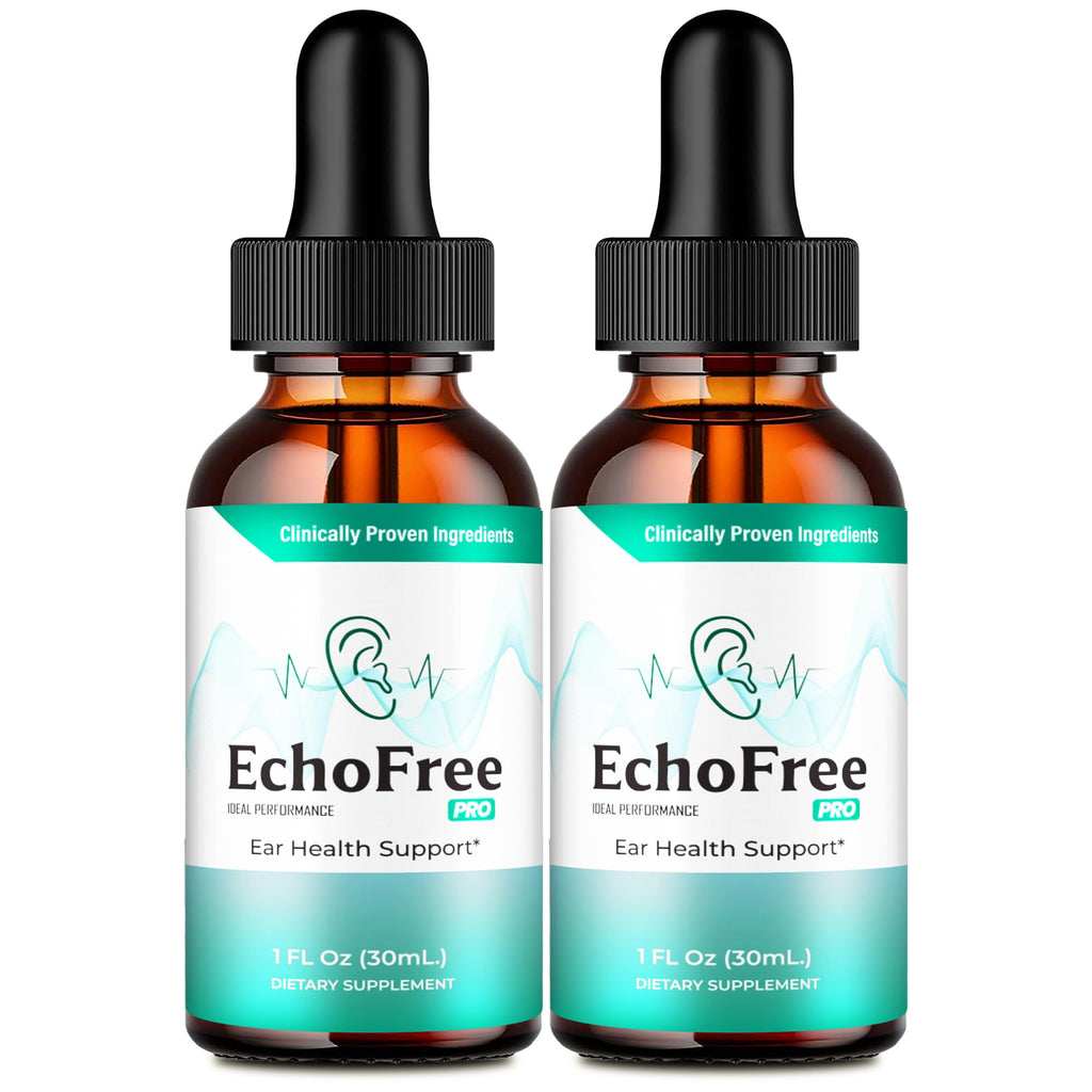 Echo Free Tinnitus Drops, Echo Free Tinnitus Relief for Ringing Ears, EchoFree Ear Health Support Supplement Liquid Drops All Natural for Healthy Ringing Ear Advanced Formula EchoFree Reviews (2 Pack)