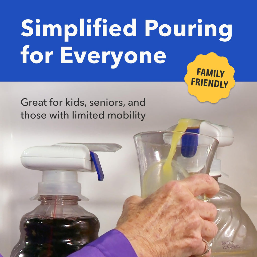 Magic Tap Automatic Drink Dispenser for Fridge, White, 3 Pack, No Spill