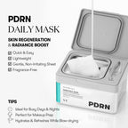 VT COSMETICS PDRN Daily Mask 30 Sheets, Vegan PDRN for Skin Restoration & Radiance, Hydrating & Moisturizing, Anti-Aging, Plumping Effect, Korean Face Mask (350g)
