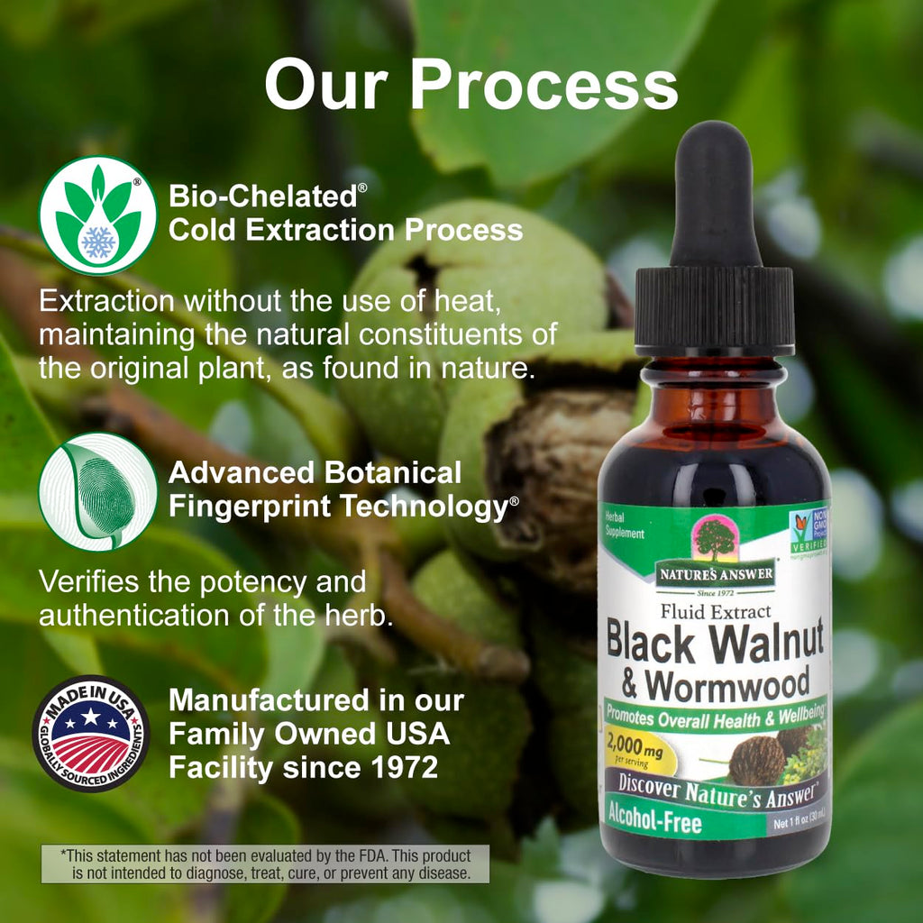 Nature's Answer Black Walnut and Wormwood (Value Pack of 3)