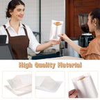 GBACHOOSE 800 Pack Wax Paper Bags 4x6 inch, Greaseproof Bag Paper Cookie Bags Bakery Wax Bag for Food, Cookie, Candies and More(White)
