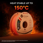 Polymaker HT-PLA Filament 1.75mm White 1KG, High Temp PLA, Neatly Wound