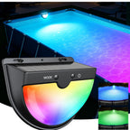 Solar Pool Lights for Above Ground Pools, Solar Powered Pool Lights with 10 Lighting Modes, Upgraded Pool Lights for Framed Above Ground Pools Solar Light Waterproof, Swimming Pool Accessories 1PC