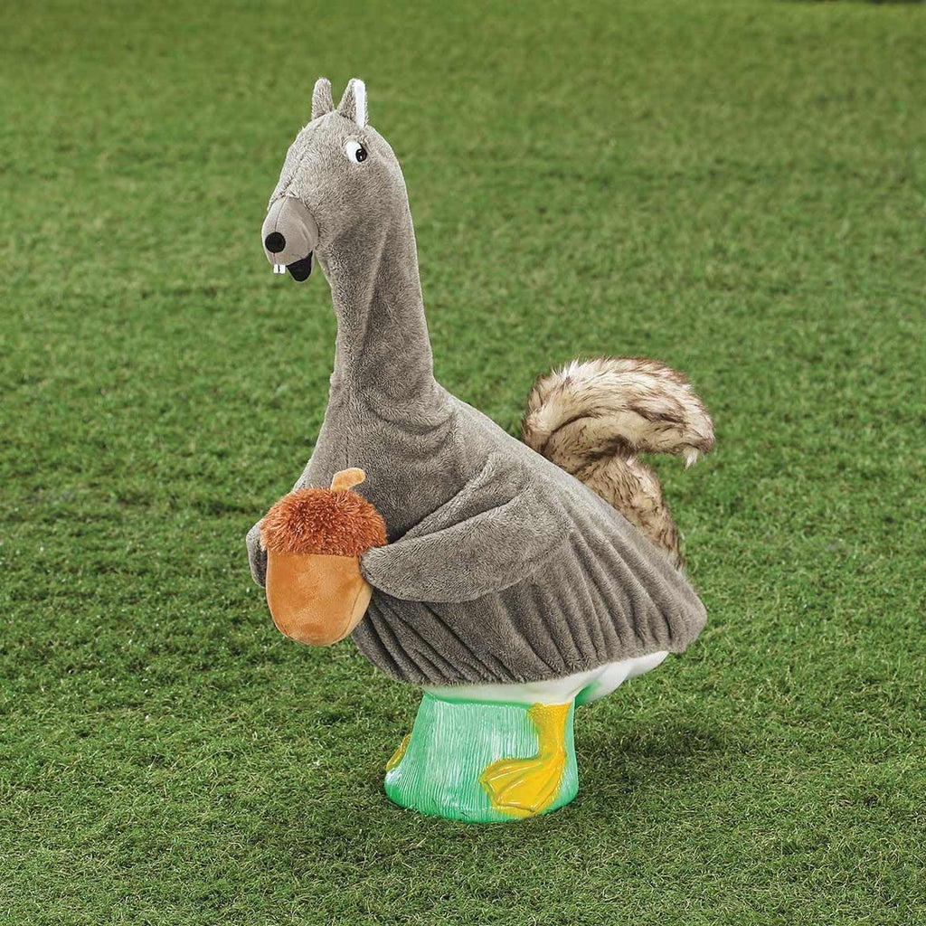 Gaggleville Squirrel Goose Outfit, Fits Large 23" H Statue, by Fox