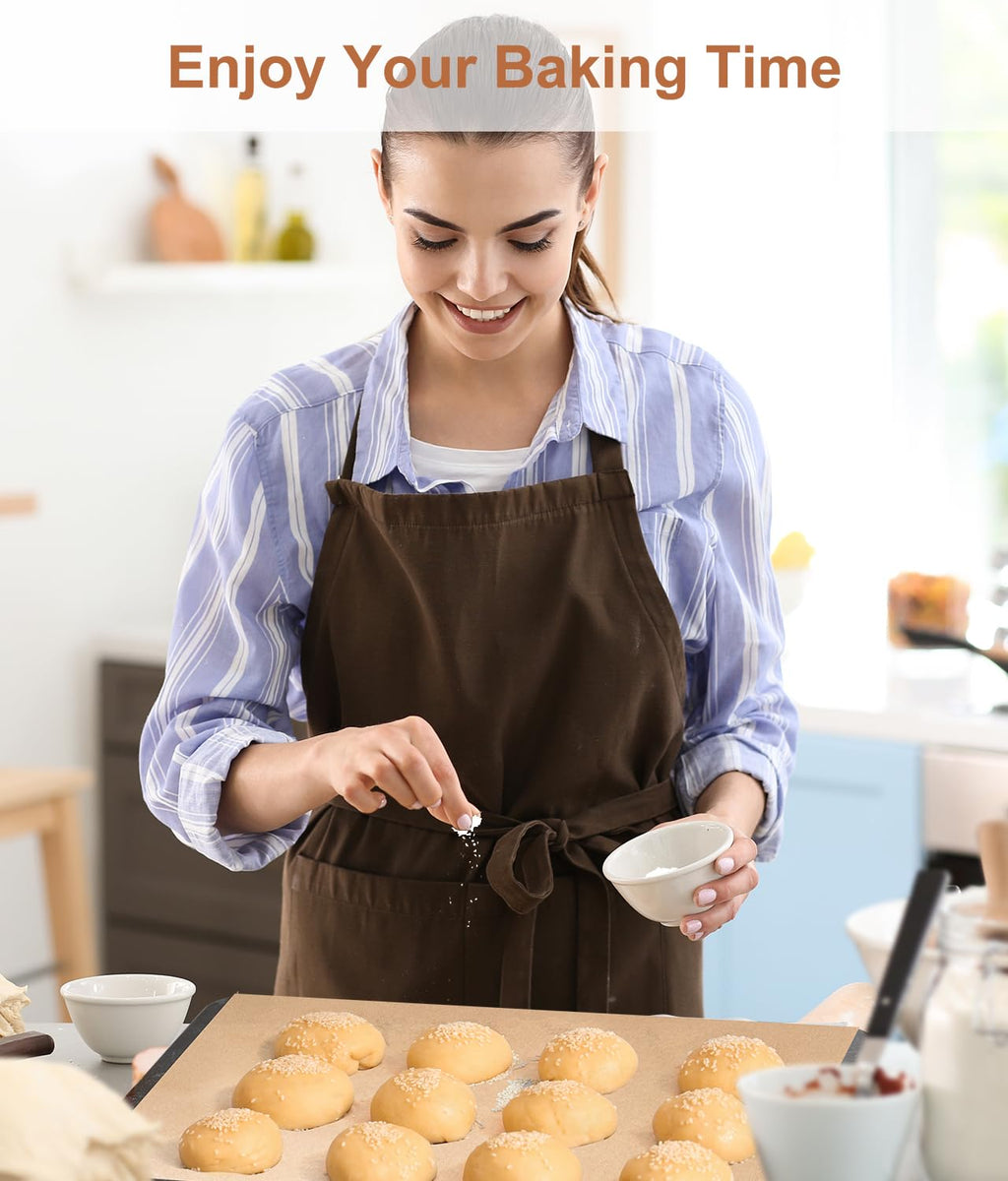 300 Pcs Unbleached Parchment Paper Sheets, 12x16 Inch Precut Baking Paper for Baking Sheet, Non-Stick Parchment Paper for Baking, Oven, Air Fryer, Grilling, Steaming, Cookies, Bread, Cake