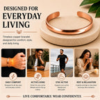 Copper Bracelet for Men, Copper Bracelets for Women, Pure Handmade Bracelet