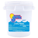 In The Swim 1 Inch Stabilized Chlorine Tablets for Sanitizing Swimming Pools - Fast Dissolving - 90% Available Chlorine - Tri-Chlor - 10 Pounds