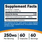 Nutricost Tudca 250mg, 60 Capsules (2 Bottles)