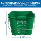 San Jamar Kleen-Pail® Plastic Pro Cleaning Bucket 8 Quarts Green