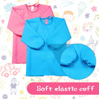 Geyoga 6 Pcs Kids Art Smock Painting Waterproof Toddler Artist Full Cover Long Sleeve Apron with Pocket for School Class, Age 3-8 (Multicolor)