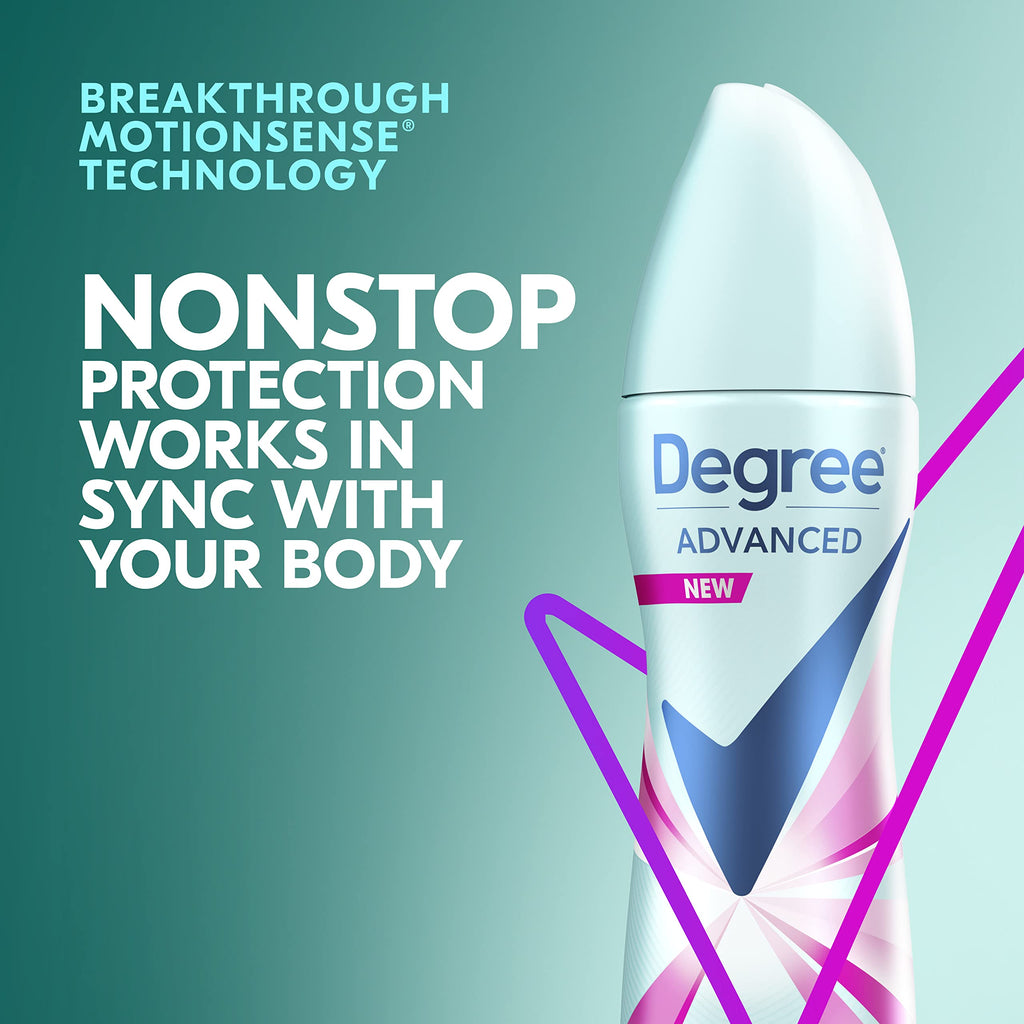 Degree Advanced Antiperspirant Deodorant Dry Spray, 3 Pack, 3.8 oz
