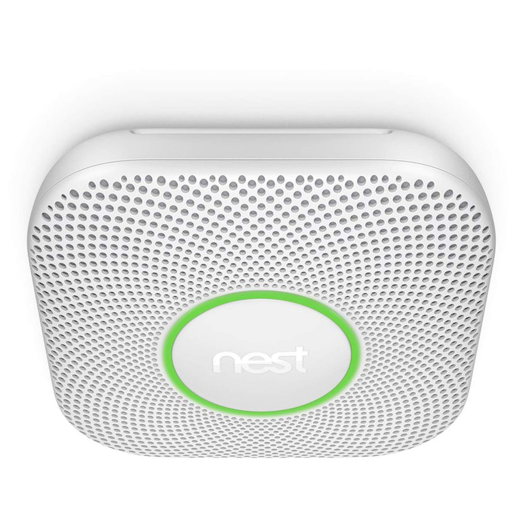 Google Nest Protect - Smoke Alarm - Smoke Detector and Carbon Monoxide Detector - Wired, White