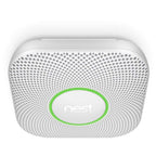 Google Nest Protect - Smoke Alarm - Smoke Detector and Carbon Monoxide Detector - Wired, White