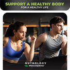 Nutrology Greens & Fruits Powder-Naturally Sourced Fruits, Vegetables, Beet Powder & Mushroom Blend, Probiotics, Digestive Enzymes, Fiber, Antioxidants, Immune Support, Gluten Free - Chocolate