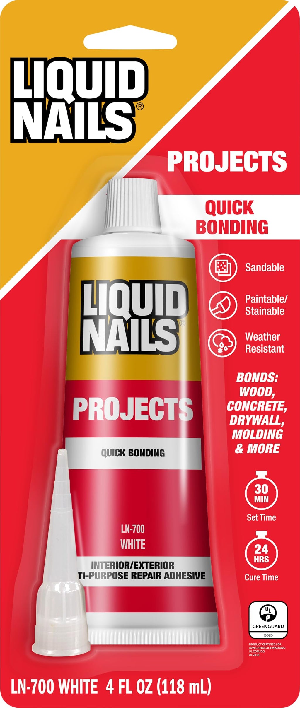 Liquid Nails LN-700 4-Ounce Small Projects and Repairs Adhesive