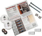 Grab Bar Mounting Kit for Fiberglass Showers – One-Piece Adjustable Spacer System – Precision Trim Fit for Stud Anchoring – Prevents Rotation & Uneven Compression – Made in USA