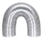 Eastman 8 Foot ArmorFlex Dryer Vent, Flexible Aluminum Duct with Clamps, Semi-Rigid, 69028