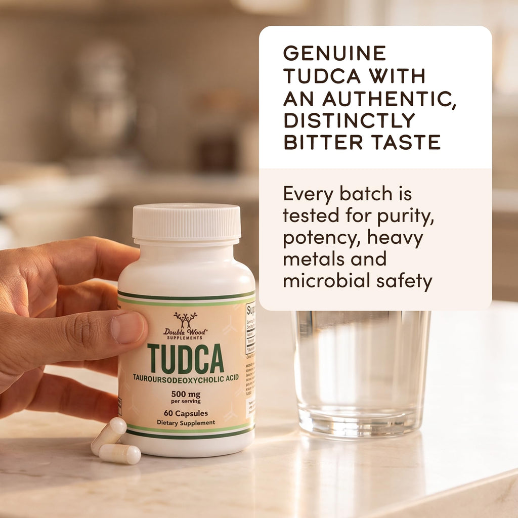 TUDCA Bile Salts, 250mg Capsule, Tauroursodeoxycholic Acid, 60 Capsules