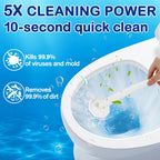 100 Count Toilet Wand Refills for Clorox Toilet Wand - Disposable Toilet Brush Refills, Replacement Heads for Clorox Toilet Wand Refills, 5X Cleaning Power | 360° Efficient Cleaning | No Falling Apart