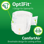 FitRight Extra+ Adult Diapers, Disposable Incontinence Briefs, Leak-Proof Diaper, Absorbent Briefs For Men and Women, Maximum Protection, Medium, 32 – 44 in, 20 briefs per bag