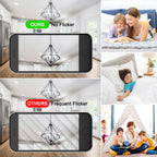 Ascher Vintage LED Edison Bulbs, 6W, Equivalent 60W, Non-Dimmable, Daylight 5000K, 700Lumens, ST58 Antique LED Filament Bulbs with 80+ CRI, E26 Medium Base, Clear Glass, Pack of 4