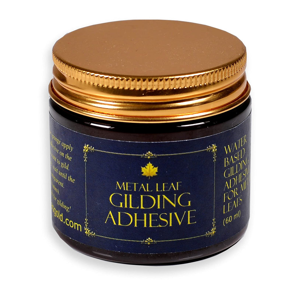 Barnabas Blattgold Gold Leaf Gilding Adhesive 60ml, Gold Foil Gilding Adhesive for Arts and Plating