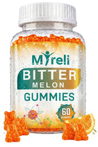 MYRELI Bitter Melon Supplement 1000mg - Vegan Gummies with Momordica Charantia Fruit, Natural Glucose Function Support, Gluten-Free, Soy-Free, Sugar-Free, Non-GMO Formula, 60 Plant-Based Chewables