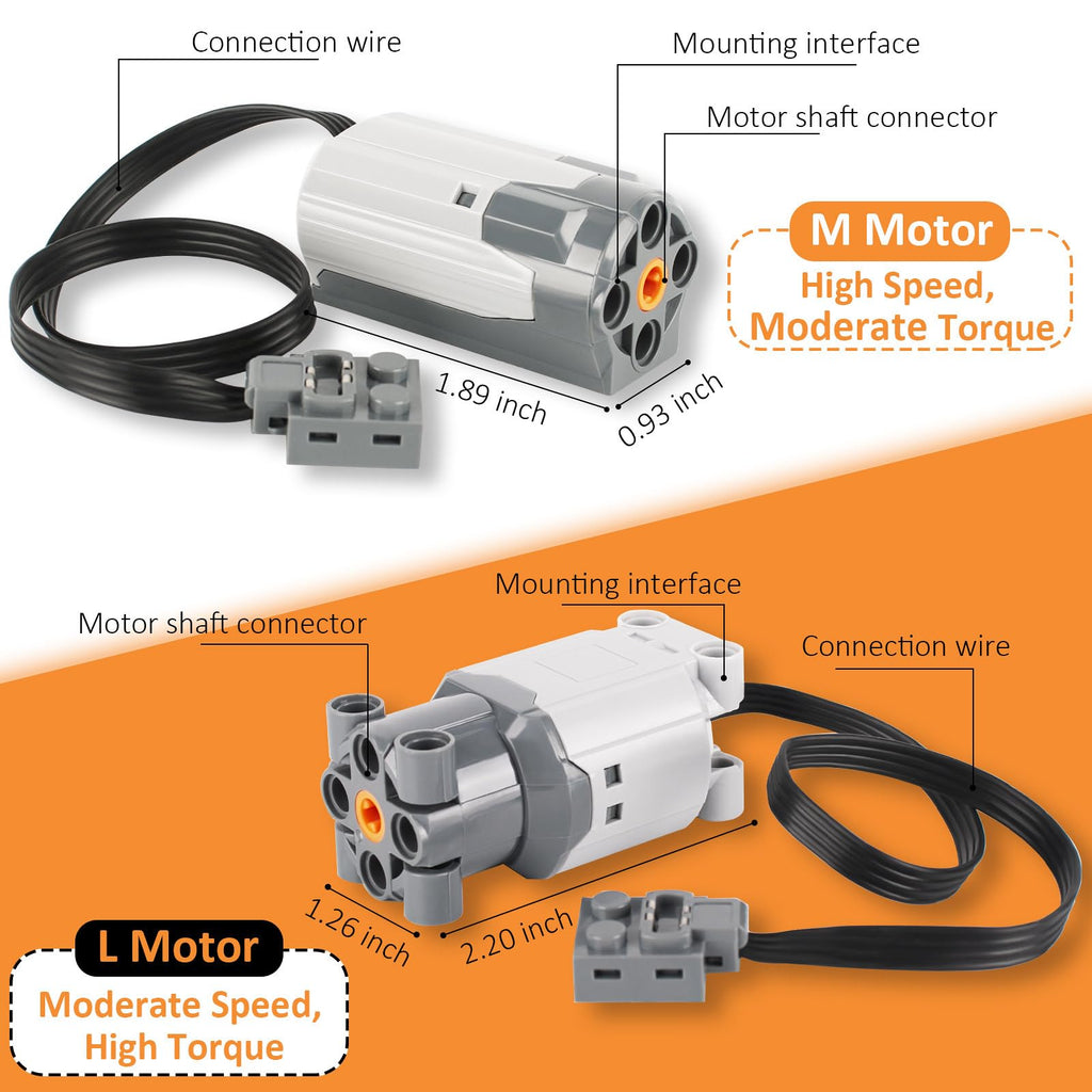 9-in-1 Motor Kit Compatible With Lego Technic, Set With Powerful Motors, Advanced Control Functionality, Ultimate Compatibility