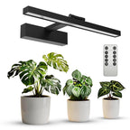 SANSI Grow Lights for Indoor Plants, 35W Wall Mounted Grow Light Full Spectrum, LED Plant Lights for Indoor Growing, High PPFD with 4-Level Dimmer, Auto On Off 4/8/12 Hrs Remote for Greenhouse Seed