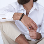 JoycuFF Fathers Day Ideas Gifts for Best Dad Ever from Daughter Knot Bracelet fro Men To My Dad Anniversary Birthday Gift for Father Love you Forever