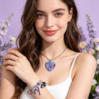 AmaAccess Kpop Charm Bracelet Merch Gifts, Adjustable Cartoon Bangle and Necklace Jewelry Set for Fans Women Christmas Birthday (Set1)