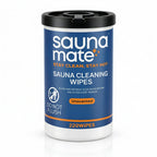 SaunaMate Sauna Cleaning Wipes, 220 Count, Unscented Disposable Sauna Wipes, Cleans Sweat, Oil & Grime Between Uses, For Sauna Benches & Backrests, Home, Gym & Commercial Use