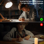 Ostwiki 10 Pack Rechargeable Emergency Light Bulbs for Power Outage