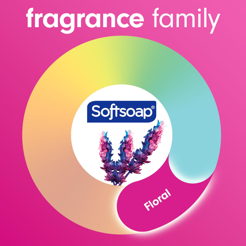 Softsoap Lavender & Shea Scent Liquid Hand Soap, Moisturizing Liquid Hand Soap, 11.25 Ounce, 6 Pack