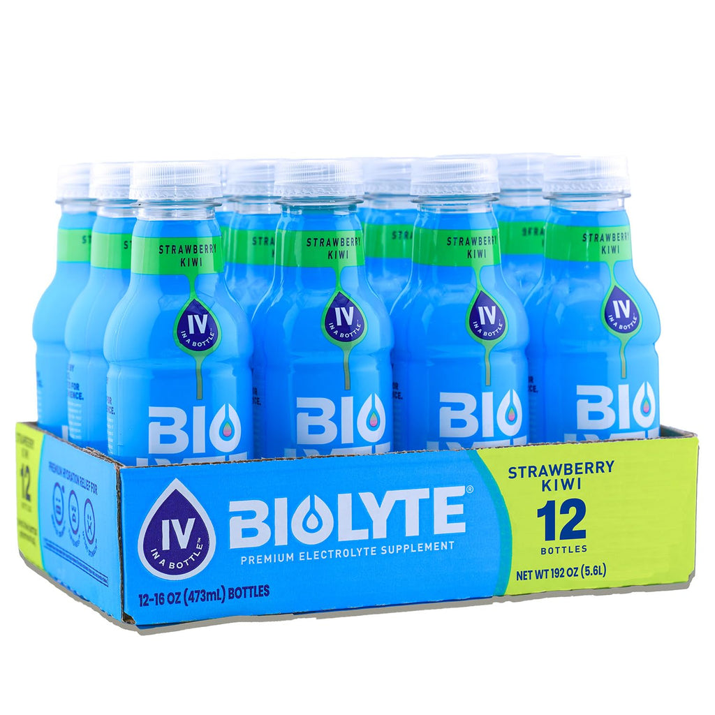 Strawberry Kiwi Hydration Drink - 12 Pack by BIOLYTE