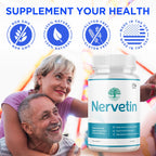(3 Pack) Nervetin Capsules, Official Nervetin Pills with All Natural Ingredients , Advanced Vitamin Supplement Pills Supporting Health and Wellness, Maximum Strength Crafted in the USA (180 Capsules)
