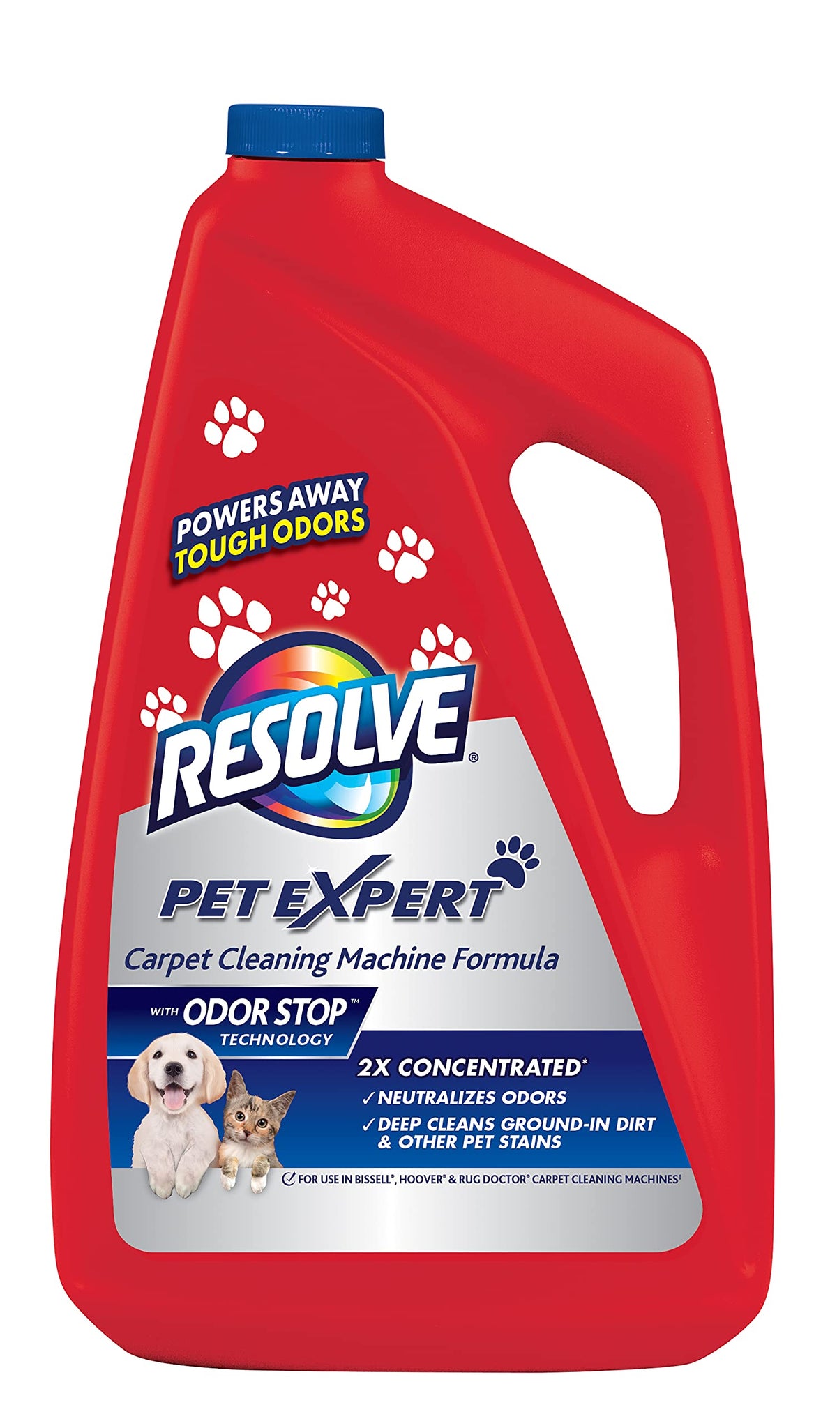 Resolve Carpet Cleaner for Steam Machines, Red, 48 Fl Oz