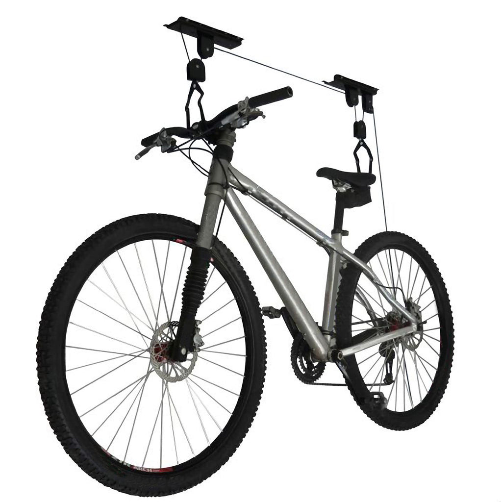 RAD Sportz Bicycle Hoist 2-Pack Quality Garage Storage Bike Lift with 100 lb Capacity Even Works as Ladder Lift Premium Quality