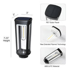 JEJOT Solar Pathway Lights Outdoor Waterproof IP65, 8 Pack Warm White Solar Walkway Lights, Auto On/Off Outdoor Light for Lawn Garden Patio Driveway Decor Landscape Lighting
